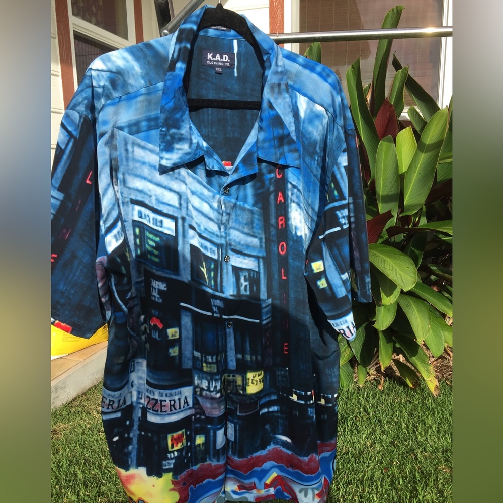 K.A.D clothing company, xxl casual, aloha style shirt